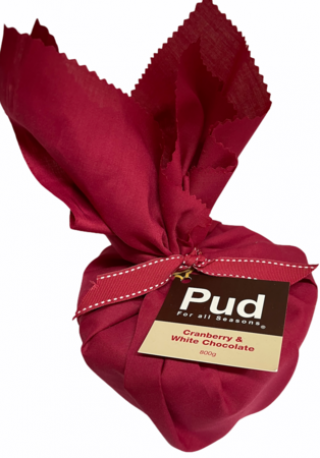 Pud White Chocolate and Cranberry 800gm